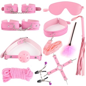 SM <b>bondage</b> ten-piece sex toy <b>set</b>, couple's training, alternative punishment adult sex toys wholesale. - Product Image 4