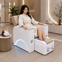 Fauteuils de pédicure de luxe pour salon de manucure, avec spa pour les pieds, bain à remous électrique, vibration réglable et massage