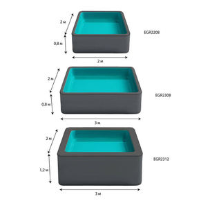 Piscina Inflable Gigante de PVC DWF, Tamaño y Forma Personalizados, con Bomba de Filtro, Piscina Portátil para Exteriores para 4/6/8 Personas, Adultos y Niños - Product Image 6