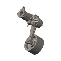 Ensemble de Roue de Ventilateur de Moteur KTA50 de Remplacement 3017670 & 5372097 Neuf Garantie 1 An Ajustement Universel pour Divers Systèmes