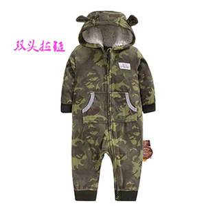Combinaison-<span class=keywords><strong>pyjama</strong></span> chaude à capuche pour nouveau-né garçon et fille, prix d'usine - Product Image 2