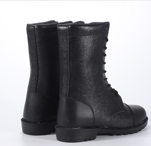 Botas de cuero largas de ceremonia para hombre, modelo TSB18, con puntera cruzada, cuello alto y mangas largas, de 10 y 11 pulgadas. - Product Image 4