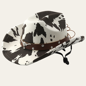 Wholesale <strong>Western</strong> Jazz Wool Customized Suitable Designer Custom Men Wide Brim Fedora Cowboy Patterns Felt Cowboy Cowgirl Hat - Product Image 1