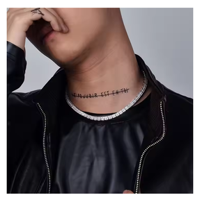 สร้อยคอเพชรโมอิสซาไนต์ทรงเอเมอรัลด์แบบฮิปฮอป ความใสสูง เครื่องประดับหรูหราสำหรับผู้ชายและผู้หญิง แฟชั่นอินเทรนด์ - Product Image 5