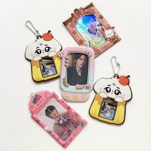 Hot Sale Kpop <b>Personalized</b> Custom Design PVC Plastic Acrylic Photo Card Holder Blank Card with <b>Keychain</b> Album Photo Card Holder - Product Image 4