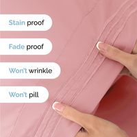 Ensemble de Literie de Luxe Brodé Quatre Pièces, Draps de Lit 100% Microfibre Personnalisés pour Lit Double, Queen et King avec Taie d'Oreiller