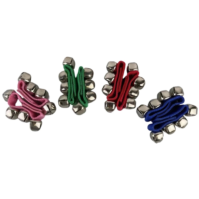 Wholesale Wrist Bell Foot Bell Hand Bell Children's Hand Drum Toy Dance Percussion Instrument