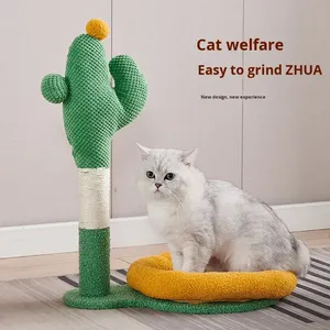 Suministros de felpa para gatos: Cactus para gatos, rascador, cama, árbol para gatos, cápsula espacial - Product Image 5