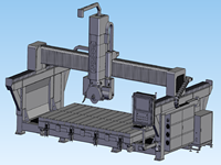 Machine à découper à 5+1 axes utilisée pour la découpe de pierres naturelles, de carreaux de céramique, de dalles et de blocs