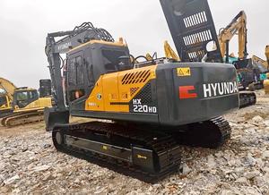 2024 Korea Used Hyundai HX220 Crawler Excavator 22 Tons <b>Construction</b> Equipment with Imported Engine and Pump Rake <b>Attachment</b> - Product Image 2