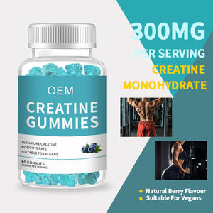 Gomitas de Creatina de Marca Privada/OEM |   Creatina Monohidrato 3000mg por Porción (2 Gomitas) |   Sabor a Bayas |   60 Gomitas |   GMP - Product Image 3