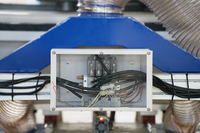 Routeur CNC à double tête EK2-1328 pour la fabrication de portes d'armoires de cuisine et de meubles modulaires