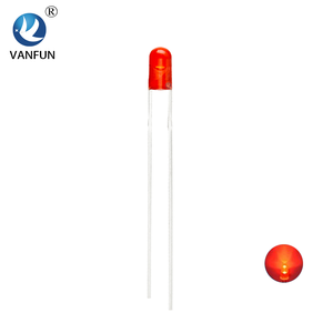 Светодиодные индикаторные лампы Vanfun 3 мм с круглой головкой (белые/желтые/красные/зеленые/синие) 1.8-3.2В, монтаж через отверстие - Product Image 3