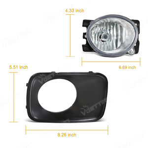 Lente de Faro <span class=keywords><strong>Antiniebla</strong></span> para Accesorios de Coche, Repuesto para Honda Pilot con Bombilla Halógena 2009 2010 2011 33951SZA305 33901SZA305 - Product Image 2