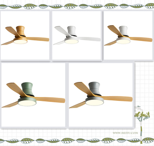 <span class=keywords><strong>Ventilador</strong></span> de <span class=keywords><strong>Techo</strong></span> Moderno de 52 Pulgadas con Luz, 3 Aspas de Madera, Corriente Continua, para Hogar Inteligente, Producto Más Vendido - Product Image 4