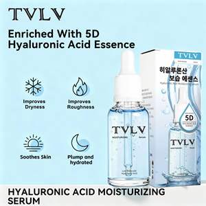 Sérum Visage Coréen Hydratant, Nourrissant, Éclaircissant et Raffermissant à l'Acide Hyaluronique et au Niacinamide TVLV avec Compte-gouttes - Product Image 2