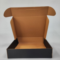Carton d'expédition en papier ondulé personnalisé à trois couches, inspiré des boîtes d'avion, pour vêtements, avec pelliculage mat sur mesure, vente en gros