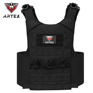 Nouveau Gilet Tactique Modulaire ARTEX – Porte-Plaques Molle en Nylon Noir pour Hommes, Entraînement et Chasse en Extérieur - Product Image 1