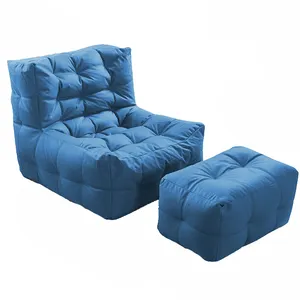 Tempat tidur besar, kursi malas untuk santai dan relaksasi besar Joe xxl dewasa 6 kaki manik-manik isi kursi sofa