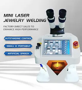 Máquina de solda a laser para joias, pequena fábrica de ouro e prata, cobre, 2024