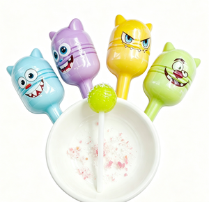 BESTAR - Paquete de 30 Piruletas con Forma de Cara de Monstruo, Dulces y Coloridos, Divertidos y Lindos, para Niños - Product Image 3