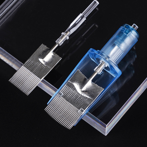 <span class=keywords><strong>Wjx</strong></span> - Caja de 10 <span class=keywords><strong>Agujas</strong></span> y Cartuchos de Tatuaje Desechables Azules Especiales de Gran Tamaño - Product Image 4