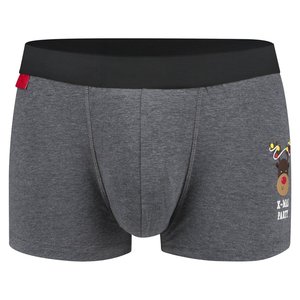 Calzoncillos bóxer con estampado navideño a la moda personalizados para hombres y niños, calcetines XMS bonitos sólidos y transpirables de secado rápido para uso diario - Product Image 2