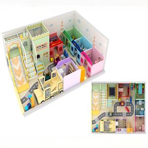 Area Giochi Morbida Personalizzata per Interni: Progetta Come Desideri, Gioco di Ruolo per Intrattenere i Bambini, Parco Giochi al Coperto - Product Image 1