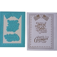 Matrices de découpe en métal pour scrapbooking, album, cartes en papier, artisanat