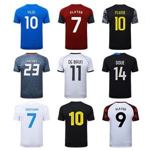 Футболка-джерси в винтажном стиле, 100% полиэстер, высокое качество, дышащая, быстросохнущая, зимняя, с изображением Роналду и Марадоны (Бразилия) - Product Image 1