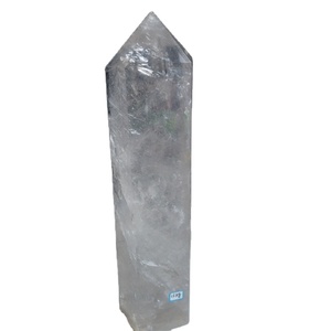 Longue et mince grande <span class=keywords><strong>taille</strong></span> naturelle en cristal de quartz transparent points de guérison baguettes - Product Image 1