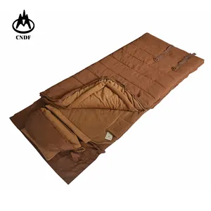 Утяжеленный роскошный водонепроницаемый спальный мешок из хлопчатобумажной ткани большого размера с подушкой для пустыни Ближнего Востока-20 градусов 8,3 кг