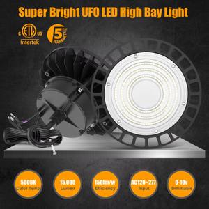 US Stock Industriel pour LED High Bay Light 100W à 240W IP65 pour Entrepôts Garages Ateliers Usines - Product Image 2