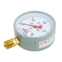 Standard Vacuum Pressure Gauge Y-100 0-1.6 MPa for Boiler Air Oil Water Pressure Zhejiang Hongqi