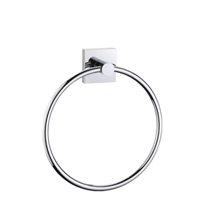 Modern Stainless Steel Chrome Toilet Towel Ring Eco-Friendly Rust-Free Wall Mount 3-Year Warranty <b>Bathroom</b> <b>Accessory</b> Rack - Product Image 1