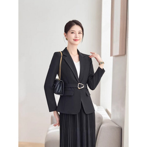 Women's Suit <b>Set</b> With Pleated Skirt Full Sleeve Anti-Wrinkle <b>Office</b> Lady Commute Wear - Product Image 1