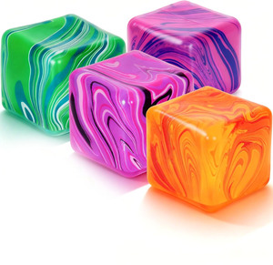 Jouets Squishy, balles anti-stress à presser pour enfants de 5 à 7 ans, adultes, soulagement de l'anxiété, TDAH, autisme, matériau TPE - Product Image 1