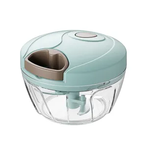 Smile mom Kitchen Accessories 2019 Plastic Manual Pull Mini Food Chopper