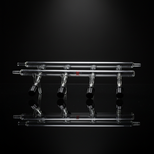 Vejiga <span class=keywords><strong>de</strong></span> vacío <span class=keywords><strong>de</strong></span> doble banco Schlenk <span class=keywords><strong>de</strong></span> <span class=keywords><strong>vidrio</strong></span> borosilicato para gases inerts, <span class=keywords><strong>de</strong></span> CS Labglass, para <span class=keywords><strong>laboratorio</strong></span> - Product Image 6