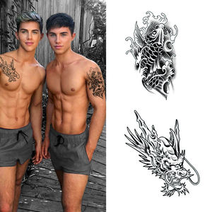 Juice Herbal Bras <span class=keywords><strong>Tatouage</strong></span> Non-réfléchissant Semi Permanent Ins Vent Mâle Cravate Foncé <span class=keywords><strong>Fleur</strong></span> Bras Femme Étanche Faux <span class=keywords><strong>Tatouage</strong></span> Autocollant - Product Image 2