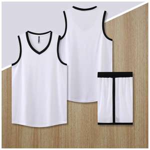 Groothandel op maat gemaakte, op maat ontworpen, mouwloze basketbalvesten/tops, 100% polyester, sneldrogend, ademend, bedrukt logo, jersey - Product Image 1