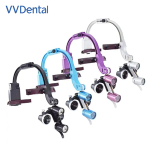 調整可能ヘッド眼鏡2.5X 3.5X歯科外科用ループLEDライト付き - Product Image 4