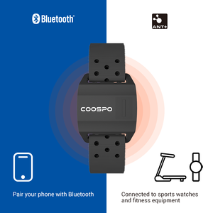 COOSPO เครื่องวัดอัตราการเต้นของหัวใจแบบสายรัดแขน BLE ANT+ HR เซ็นเซอร์ออปติคอลสำหรับกีฬา เซ็นเซอร์วัดอัตราการเต้นของหัวใจแบบชาร์จได้ รองรับคลื่นความถี่คู่ อุปกรณ์เสริมสำหรับการปั่นจักรยาน - Product Image 2
