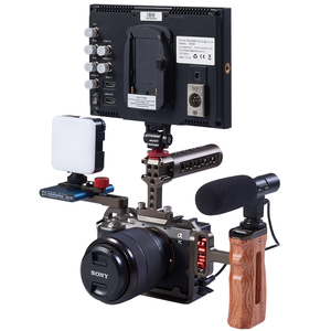 Empuñadura Lateral de Madera para Cámaras <span class=keywords><strong>Sony</strong></span> <span class=keywords><strong>A7SIII</strong></span> / FX3 / FX30 / A7III / A7RIII / A7R V / A7 IV / A7R IV / A6000 / A6400 / A6500 - Product Image 2