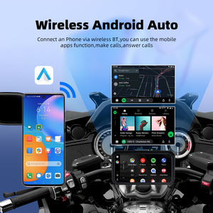 Systèmes <span class=keywords><strong>GPS</strong></span> universels pour <span class=keywords><strong>moto</strong></span> Android 14 Système de navigation de tableau de bord 4G sans fil CarPlay Android Auto Étanche 1 an <span class=keywords><strong>Moto</strong></span> - Product Image 3