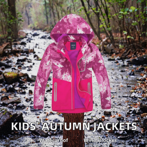 Veste de sport respirante de haute qualité, imperméable, coupe ajustée, à col montant, fermeture éclair, à rayures, pour enfants - Product Image 2