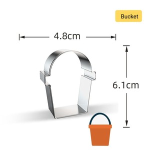 TopBaking Perfect Aluminium Iron Lawn Donkey Snacks Piercer Thick Topping Pasties Articles Formés en Packs pour les Acheteurs - Product Image 2