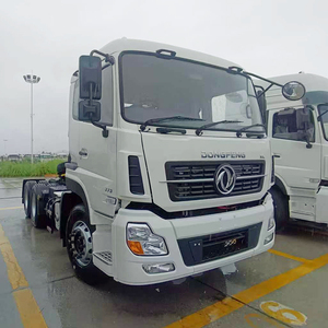 Prix d'usine DONGFENG Cummins 6x4 Camion tracteur 375HP Neuf Diesel Euro 2 Direction à gauche Suspension pneumatique Caméra arrière Écran tactile - Product Image 4