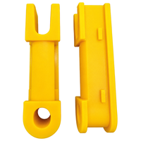 Support d'axe de convoyeur PCB à alignement de rouleaux stable, conception à arrêt latéral en PP D804, pour ligne de convoyeur de cartes de circuits imprimés, livraison rapide