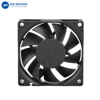 Ventilateur axial électrique de haute qualité AM7020 12V DC, 70x70x20mm, cadre en plastique, roulement à billes, 5000 tr/min, OEM ODM, noir, 5 ans de garantie